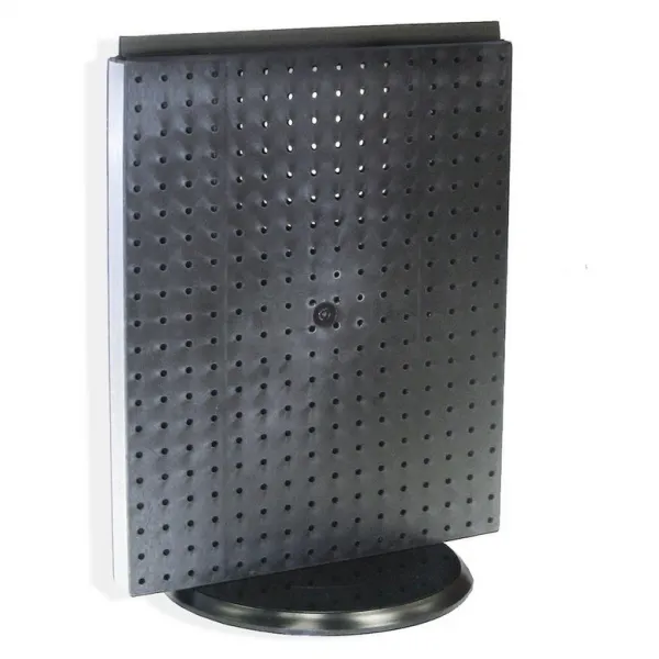 Azar 700500BLK 페그보드 카운터 디스플레이 블랙 솔리드