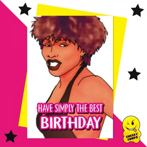 Tina Turner 생일 카드 - 당신은 그야말로 최고의 IN13, 단일옵션