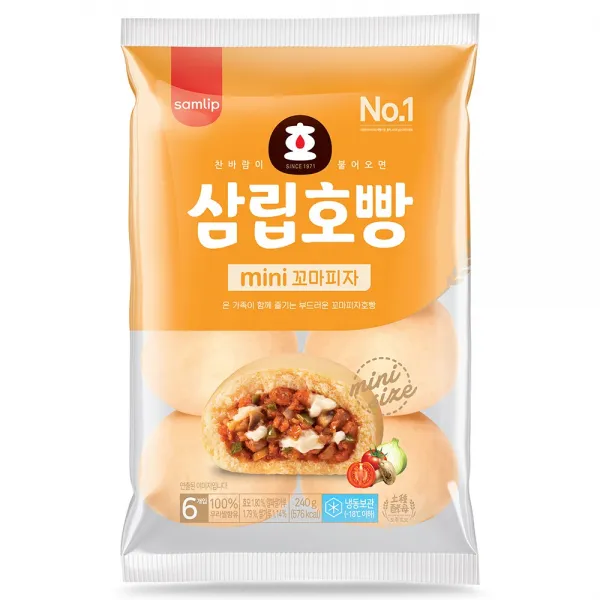 우리가스토리 삼립 냉동 피자꼬마호빵 6개입 찐빵, 1개