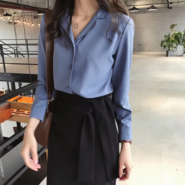 모리아 가을 여성 블라우스 루즈핏 AH