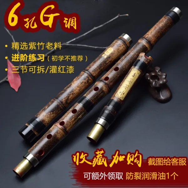 단소 퉁소 고풍 고급 전문 연주 초보입문자 악기 초보자 F팔홀 G조, T05-6구멍 G조+풀세트