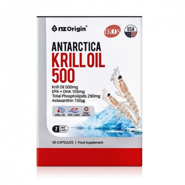 엔젯오리진 남극 크릴오일 500mg X 30캡슐 3박스 3개월분