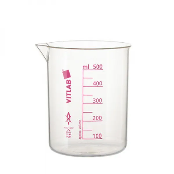 VITLAB 비닐 PMP 100 250 500ML 고답적 60703 내열 그리폰 수입, 500ml 61803