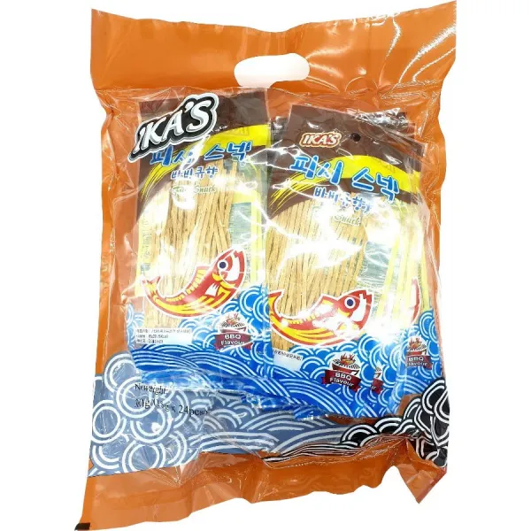 피시스낵 바비큐맛 15g 24개입(1팩)피시스넥 어포