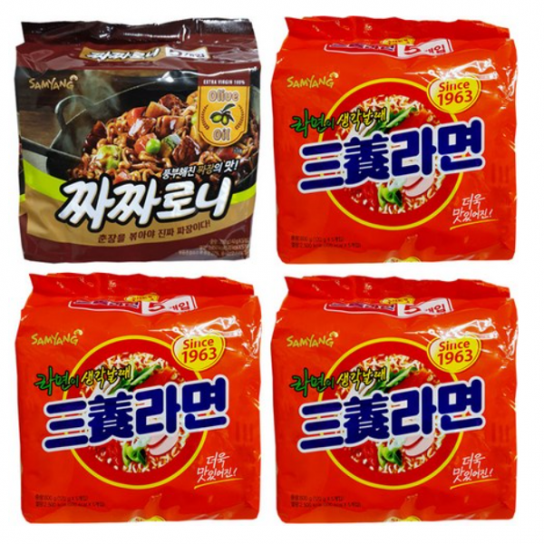 삼양라면 120g X 15개 + 짜짜로니 140g 5개 1세트 20개