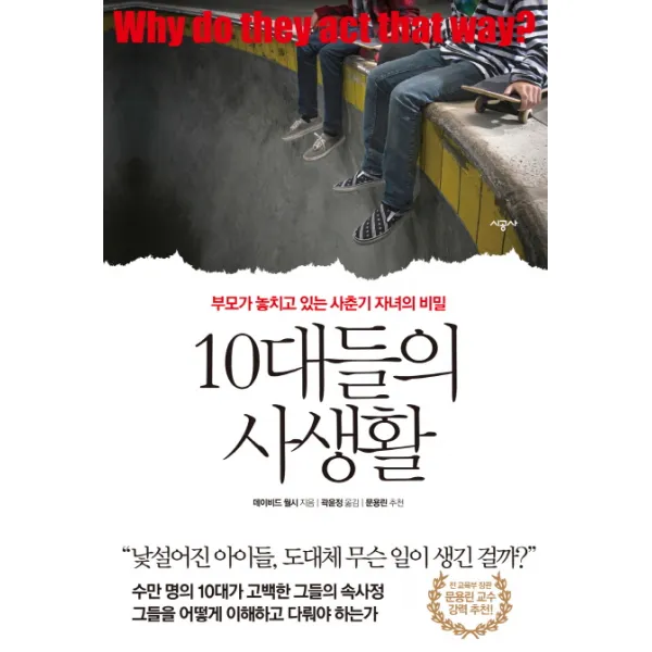 10대들의 사생활:부모가 놓치고 있는 사춘기 자녀의 비밀 시공사