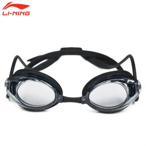 스포츠레저 수영안경 수경 리닝수경 남녀 방수안개고청투명성인전문훈련경기 청소년수경 10 블루 코팅