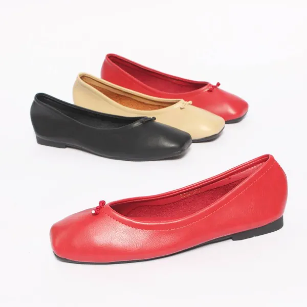 ISHOES 각코 여성단화 여성플랫슈즈
