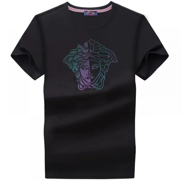 Kirahosi 남성 반팔 라운드 티셔츠 반소매 캐주얼 상의 81 S1i9e9