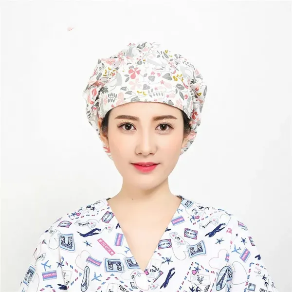 요리사 모자 면 주방 여성 가정용 밥함 있음 의 기름 때 방지 식당 떨어지지않는 위생을 지급하다 음식 작업