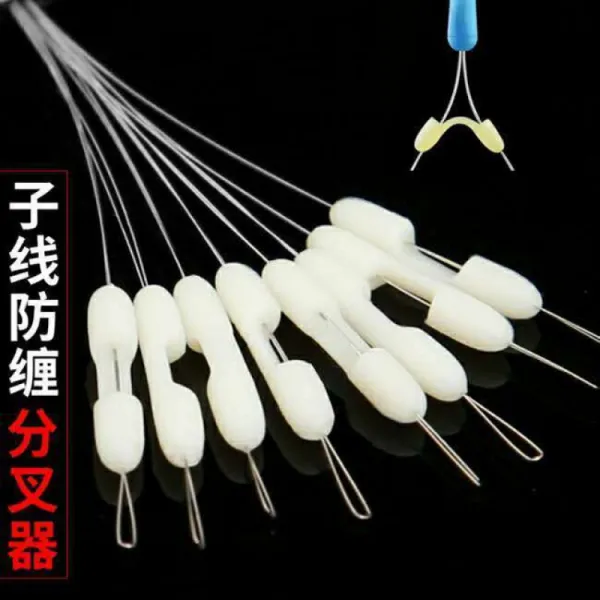 낚시기 용품 이중고리 감는 콩을 방지함 A형 자 트로피칼 선 완전무결 낚시대끝도래 실리콘, 교차 기 3조 _ 세미플로트 겹 10