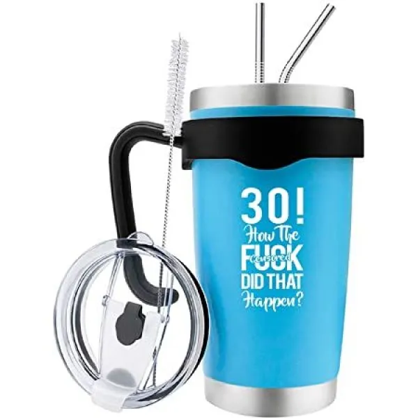 IBIX LIFE 30th Birthday Gifts For Men amp; Women Funny Humorous amp; Naughty Gag Gift 30 Years O, Dark Blue_One Size, Dark Blue_One Size, Dark Blue