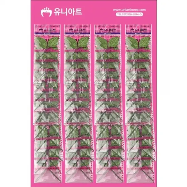 500 나뭇잎 x개 미술 잎 도서 꾸미기교육 공작세트 미디어 교구 대량 판 재료 모음 유치원