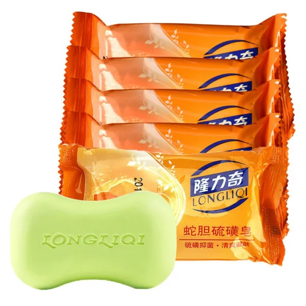 룽리치 유황 비누 살균 진드기 진드기 세면비누지근지근면 비누목욕비누 80g 유황비누 5개, 상세페이지 참조