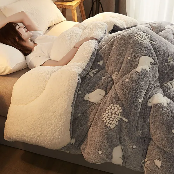 Tiktok 두꺼운데 가여운 마법 웜 이불 초미세극세사 양털차렵이불5kg 곰곰이