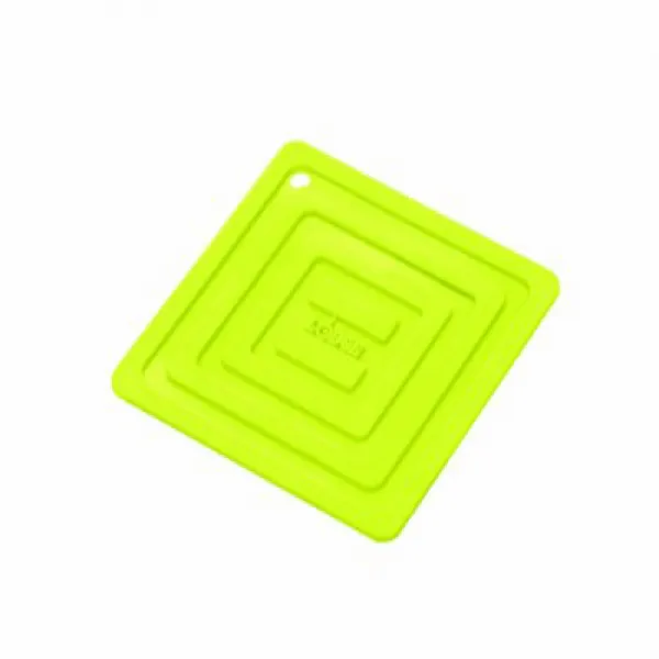 Lodge AS6S51 Silicone Square Pot Holder Green 결사 AS6S51 실리콘 사각 냄비 홀더 녹색, 1
