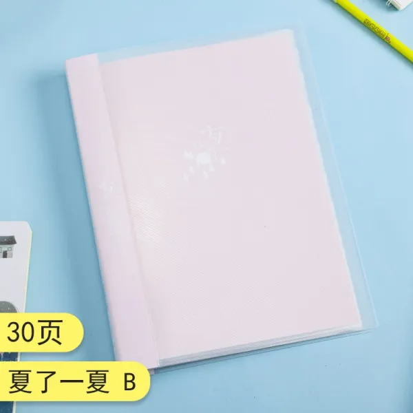 드림스타트 투명서류홀더 낭인 문화 문서 바인더 삽입페이지 A4 출산을 했다 수집함 루스리프 레이어드 임신 보고 싱글 책 여름 네 1 여름 30 페이지 비고를
