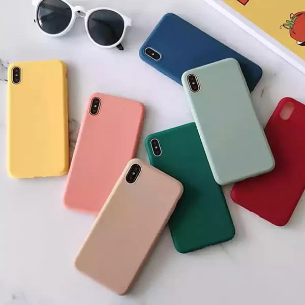 아이폰xs 맥스 헤이즐 파스텔 무지 TPU 케이스 휴대폰케이스, 본상품선택