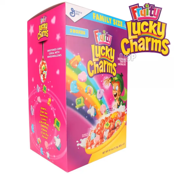 Lucky Charms 럭키 참스 시리얼 프루티 601g L 아침 회사 간식 야근 단일상품