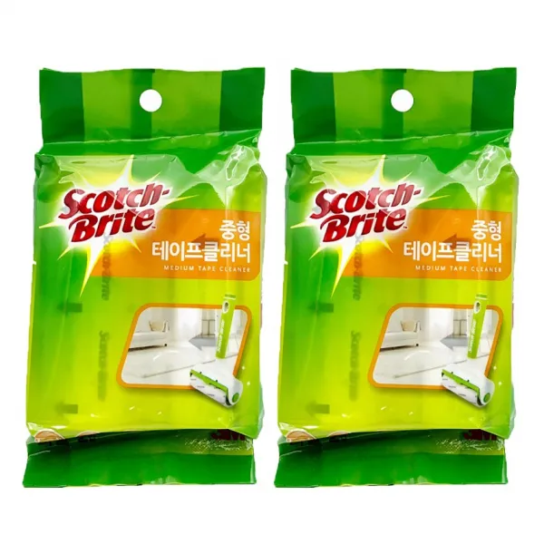3M 스카치브라이트 테이프클리너 중형 리필세트 세트구성, 1세트