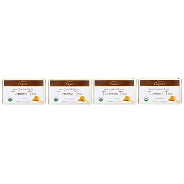 Swanson Turmeric Tea 20 Bag(S) 4 Pack Swanson 심황 20 봉지 (S) 4 팩, 1