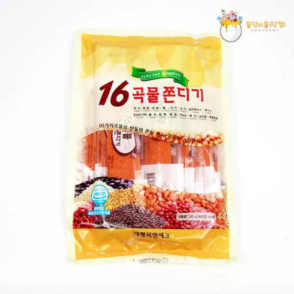 SNS 및 다수방송출연 유명한 태평 16곡물 쫀디기 290g*10개 꿀단지몰