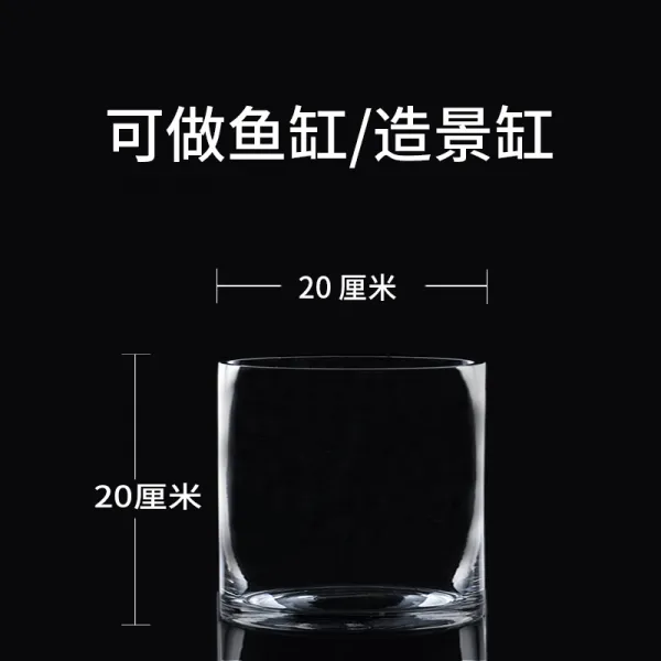 화병 화병 특대호 착지 꽃병 유리 투명 물장사 부귀죽 장미 백합 꽂기-12179, 옵션12