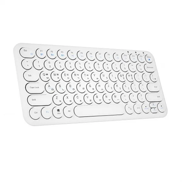 아이노트 멀티 페어링 블루투스 키보드, X-KEY 38BT, 1개, 화이트
