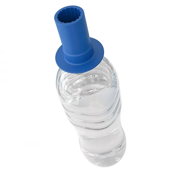 Ezy Dose Medi-Spout 알약, 약, 비타민용 | 알약을 쉽게 삼킬게 해주는 보조 뚜껑 | 대부분의 플라스틱 물병에 적합