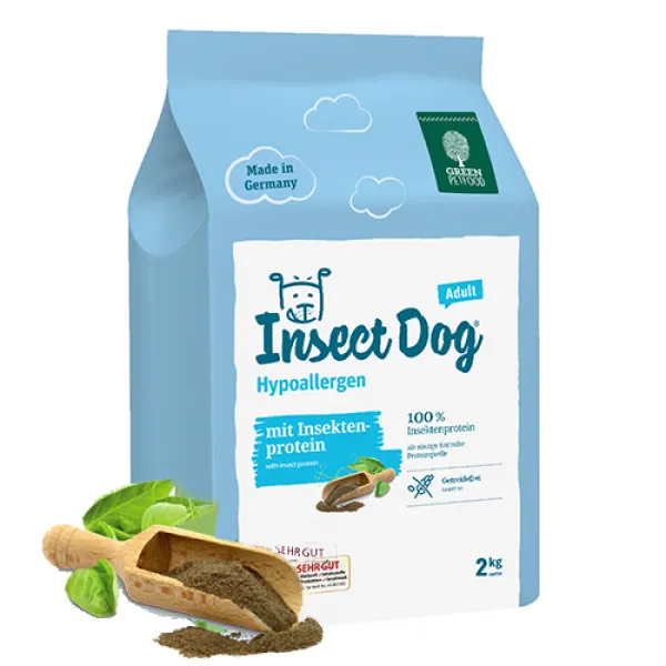 인섹트도그 하이포알러지 피부사료 눈물사료+사료3개샘플+물티슈20매+도넛장난감1개 2kg 2개