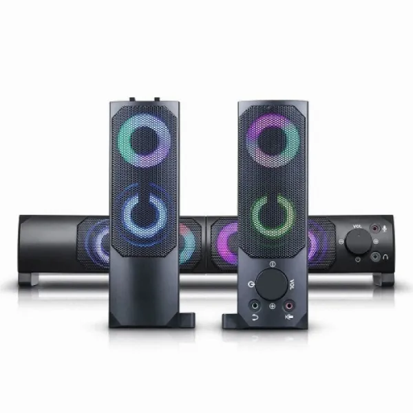 건평정보통신 IPLEX IPBS-RGBK100 LED USB 스피커