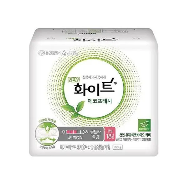 [롭스] [화이트] 에코프레시 울트라슬림 중형 18개입, 상세 설명 참조, 상세 설명 참조, 상세 설명 참조, 옵션:에코프레시 울트라슬림 중형 18개입