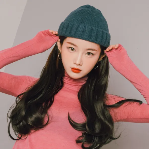 가발매니아 벨르C컬 형상기억인모)61cm납짝한뒤통수도ok 리얼라인피스( 오픈반가발, 1개, 메이플브라운