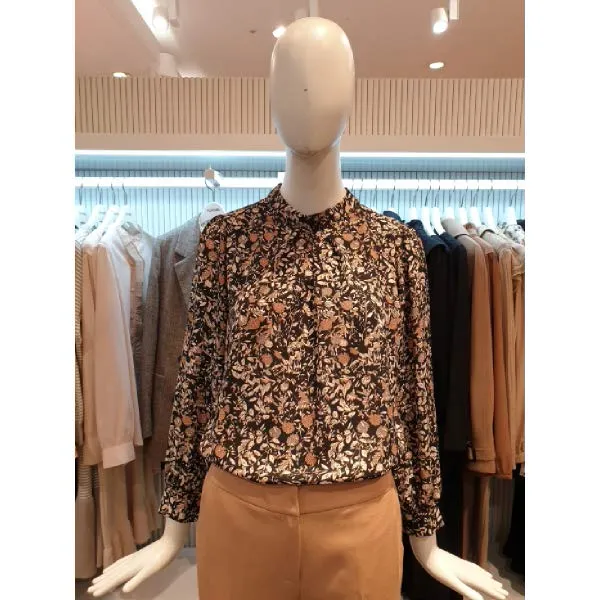  현대백화점 탑걸 Topgirl Tjz8sh849f 하이넥 쉬폰블라우스