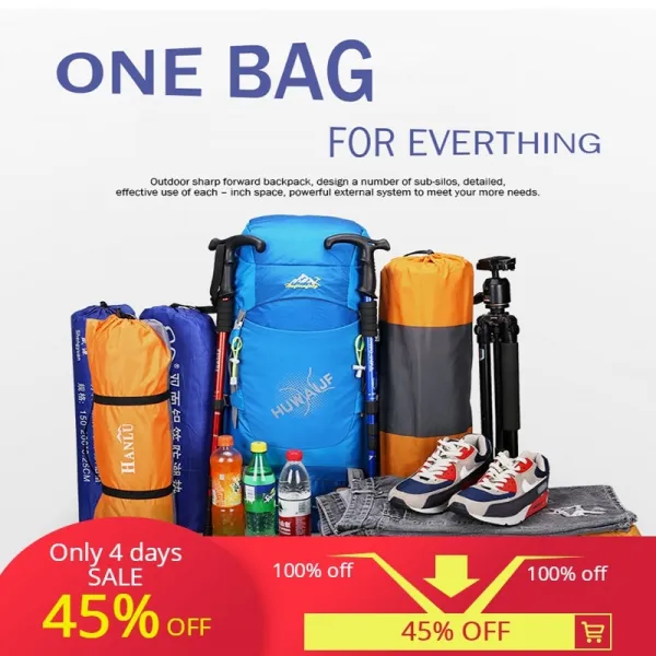 등산가방 대용량 70l 관광 배낭 트레킹 하이킹 여행 등산객 방수 캠핑 B 50 ~ 70l