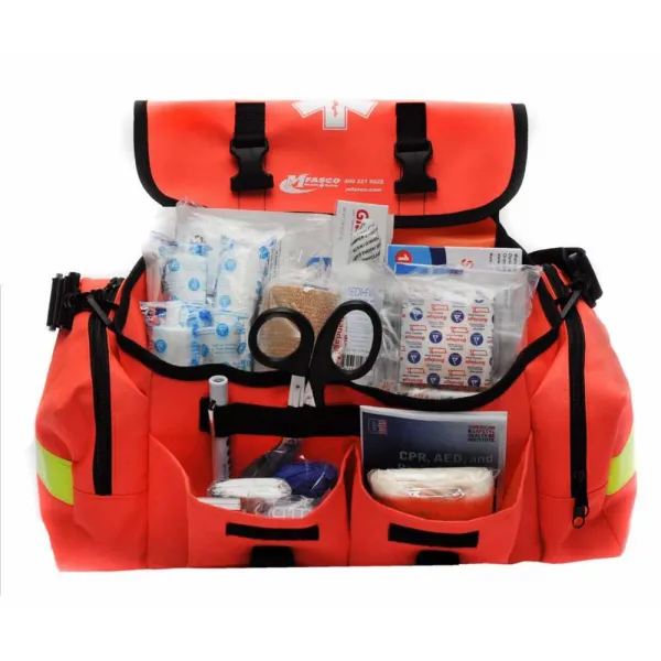 매스코 - 퍼스트 Aid Kit - 컴플레트 에머전시 Response 트라우마 Bag - for 내추럴 디캐스터스 - 오렌지, 1