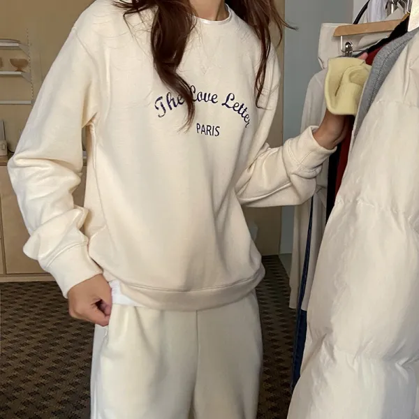 새론몰 긴팔맨투맨 팽이버섯 메인푸시 너를동반 따뜻함 겨울나기 의 기모 4색깔 이니셜 소매 풀오버