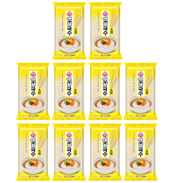 오뚜기옛날 국수 소면 1.5kg 10개