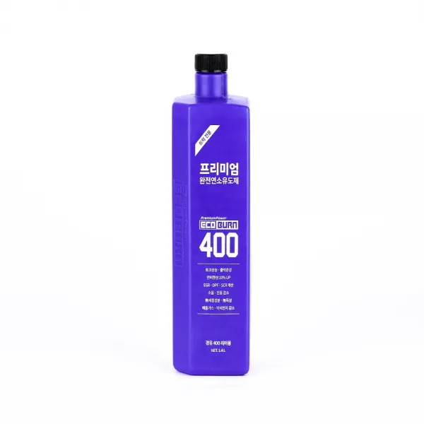 에코번D400 경유400L용 1병(트럭전용) 연료첨가제 완전연소유도 국내유일바이오인증 한국석유관리원인증 DPF개선 검사소추천 연비출력가속력향상 매연소음진동감소 요소수절감 무세정성분, 1