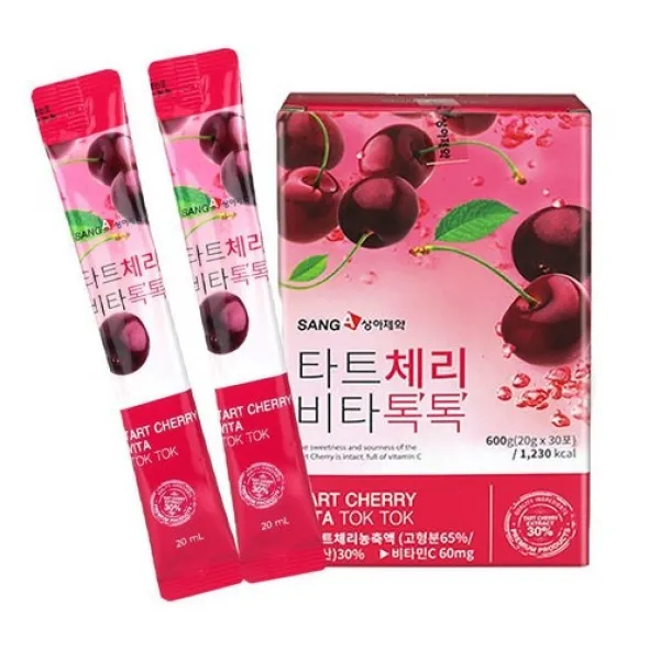 상아제약 리얼자몽 리얼유자 타트체리 비타톡톡 30포 자몽뷰티 톡톡 히알루론산 비타민c 1개월분, 타트체리톡톡20g*30포(액상형)