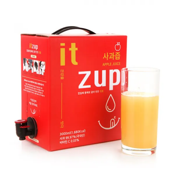 고르고만들다 NFC 저온착즙 잇즙 사과즙 3L, 단품