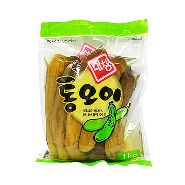 대창농산 통오이 1kg 고추장아찌/깻잎장아찌/매실장아찌/명이나물장아찌/반찬/젓갈, 단일 수량