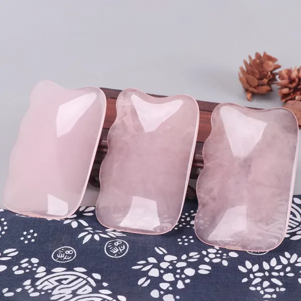 점혈 여성 얼굴 긁다 낯짝 신기 페이스 전신 통용 전용 슈나우져미용 봉 과사 （물결 모양 ）3 개입