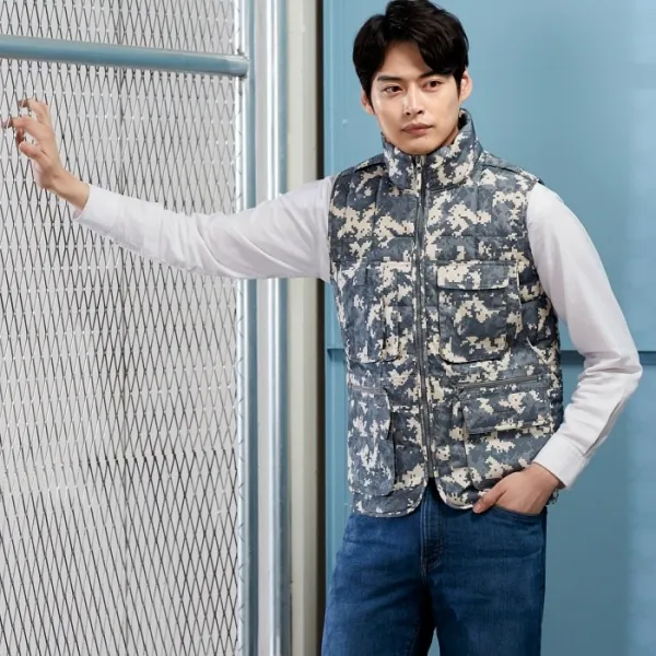 경신코리아 Ksk 689 겨울 작업복 조끼 솜 패딩