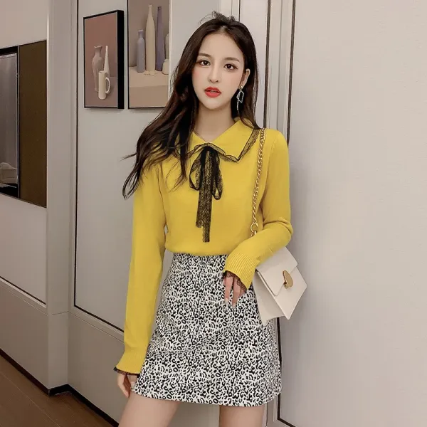 벨라루티 고급스러운 하객룩 리본 레이스 카라니트