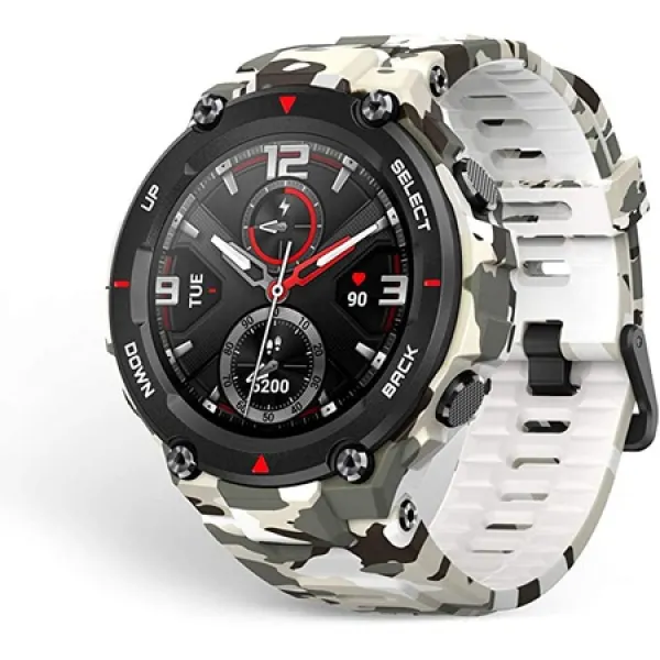 적격 주문에 대한 무료 배송 및 반품. Amazfit T-Rex 스마트 워치 군용 표준 인증 거친 본체 GPS 20, One Color _카모 그린, 상세 설명 참조0