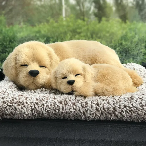Dec.26 790번 강아지 고양이 자동차 시뮬레이션 용품 활성탄 카트에 죽탄 렌터카 장식 강아지 냄새 제거Z, 라 브 라 도. - 모자 개 엎드려.