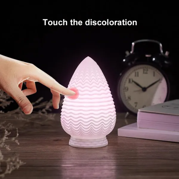 3d 인쇄 Led Usb 소나무 콘 밤 빛 색상 변경 장식 참신 터치/원격 제어 룸 장식 에너지 절약 빛 H4 01_중국 오류시 연락주세요