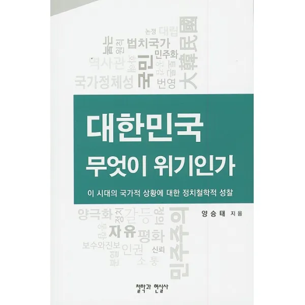 대한민국 무엇이 위기인가:이 시대의 국가적 상황에 대한 정치철학적 성찰, 철학과현실사