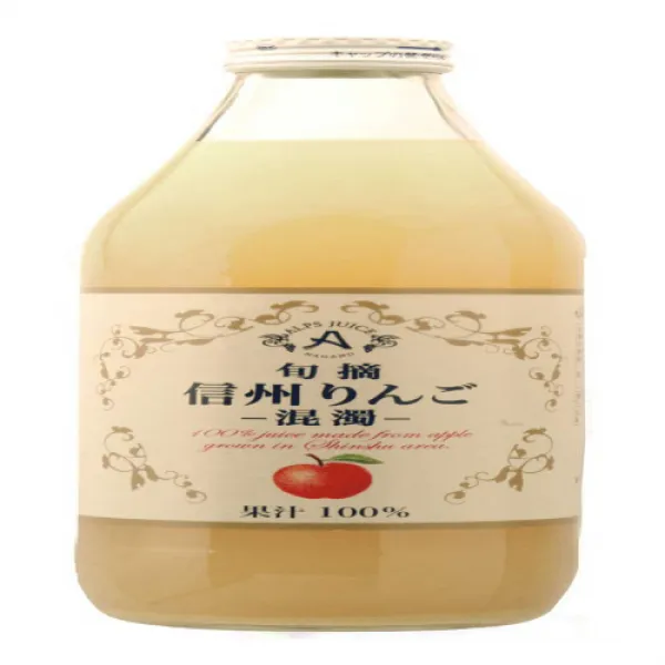 混濁リンゴストレートジュース 1l 혼탁 사과 스트레이트 주스 1l 1